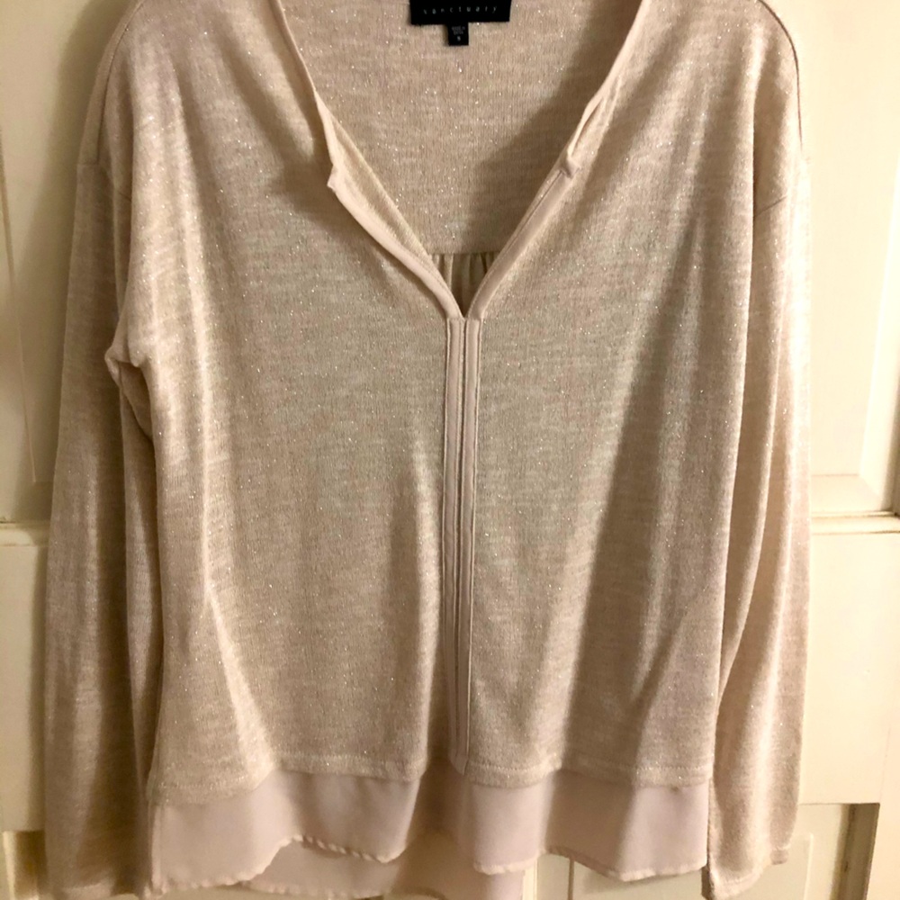 Gold Flecked Casual Top